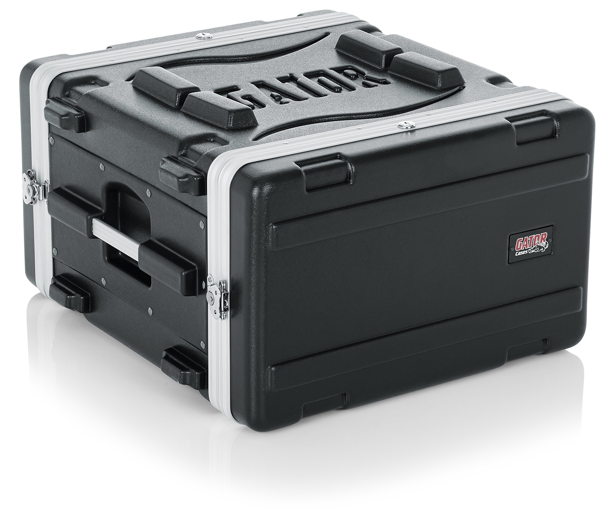 Gator Cases Lightweight Molded 6U Rack Case with Heavy Duty Latches; Standard 19.25" depth, 6U (GR-6L)