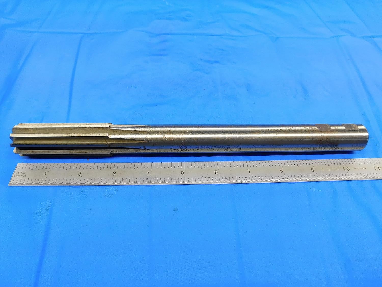 63/64 O.D. HSS Chucking Reamer 10 Flute .9843 ONSIZE Tooling - DE1296AB3