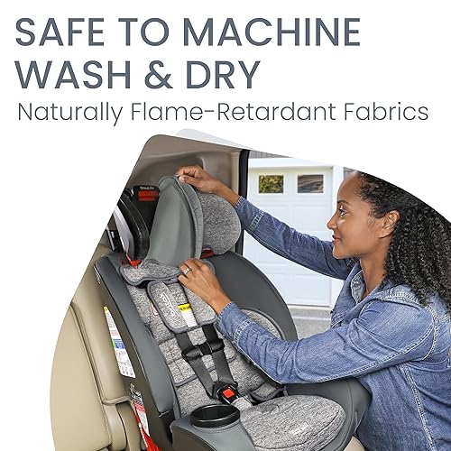 Miniatura 7 de Britax One4Life Asiento de automóvil, 10 años de uso, 5-120 libras, cambia de una silla de bebé orientada hacia atrás a un asiento elevador hacia