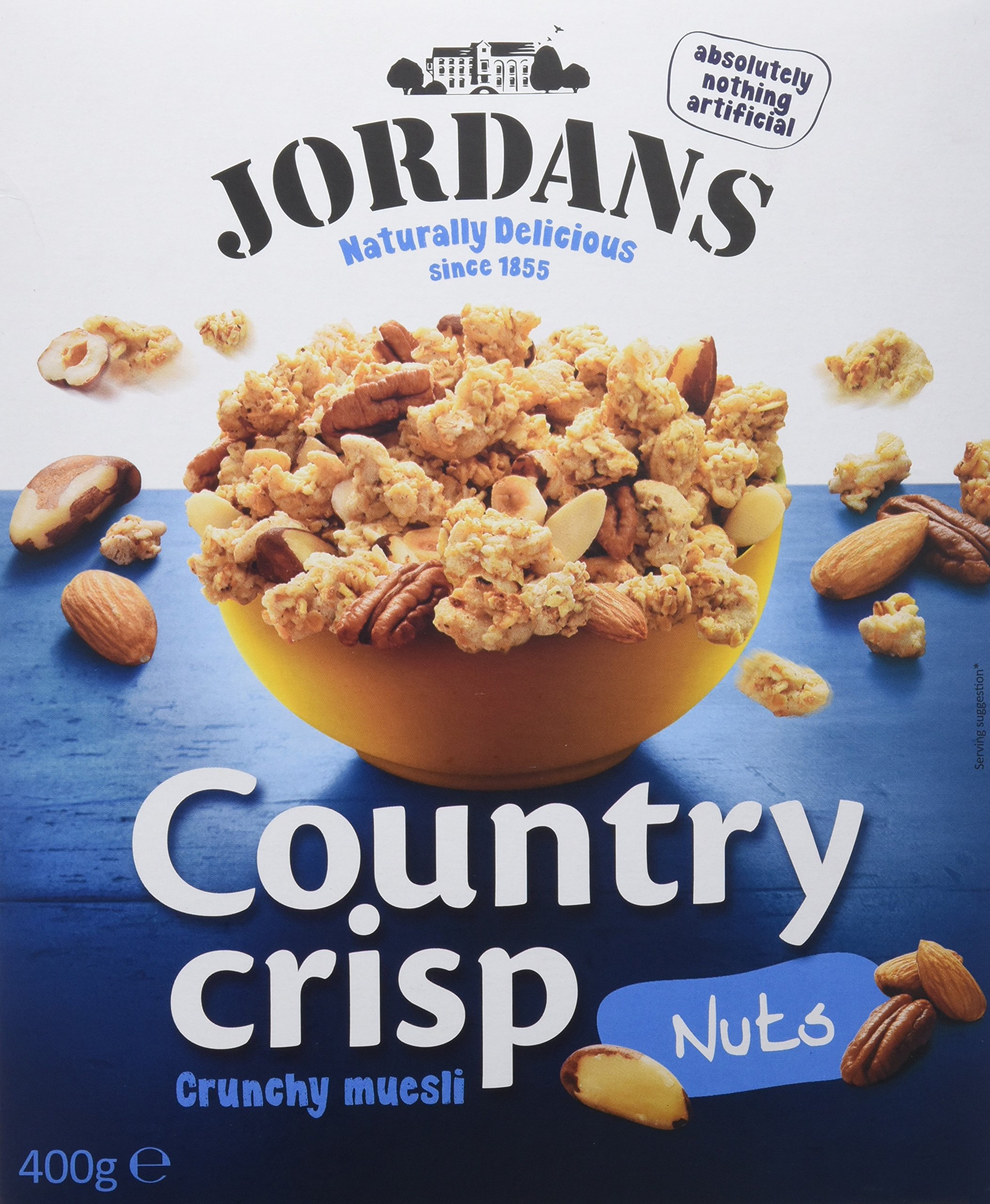 Jordans Cereales Frutos Secos - 400 gr - , Pack de 6