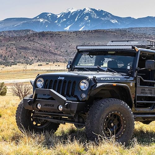 Miniatura 8 de ARIES 15911 Jeep Wrangler JK Soportes de luz de techo, LED se venden por separado