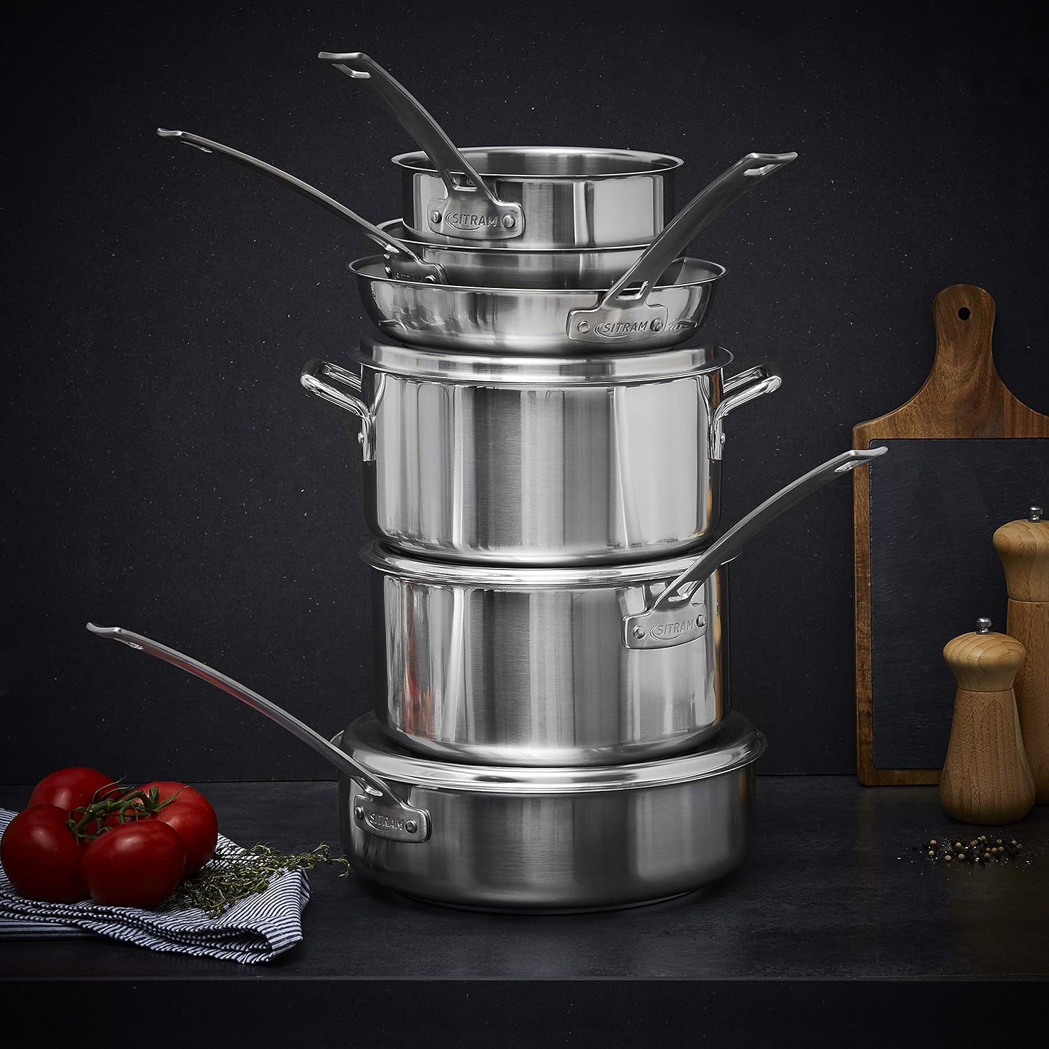 28 cm Half Stock Pot, 11.2 qt.