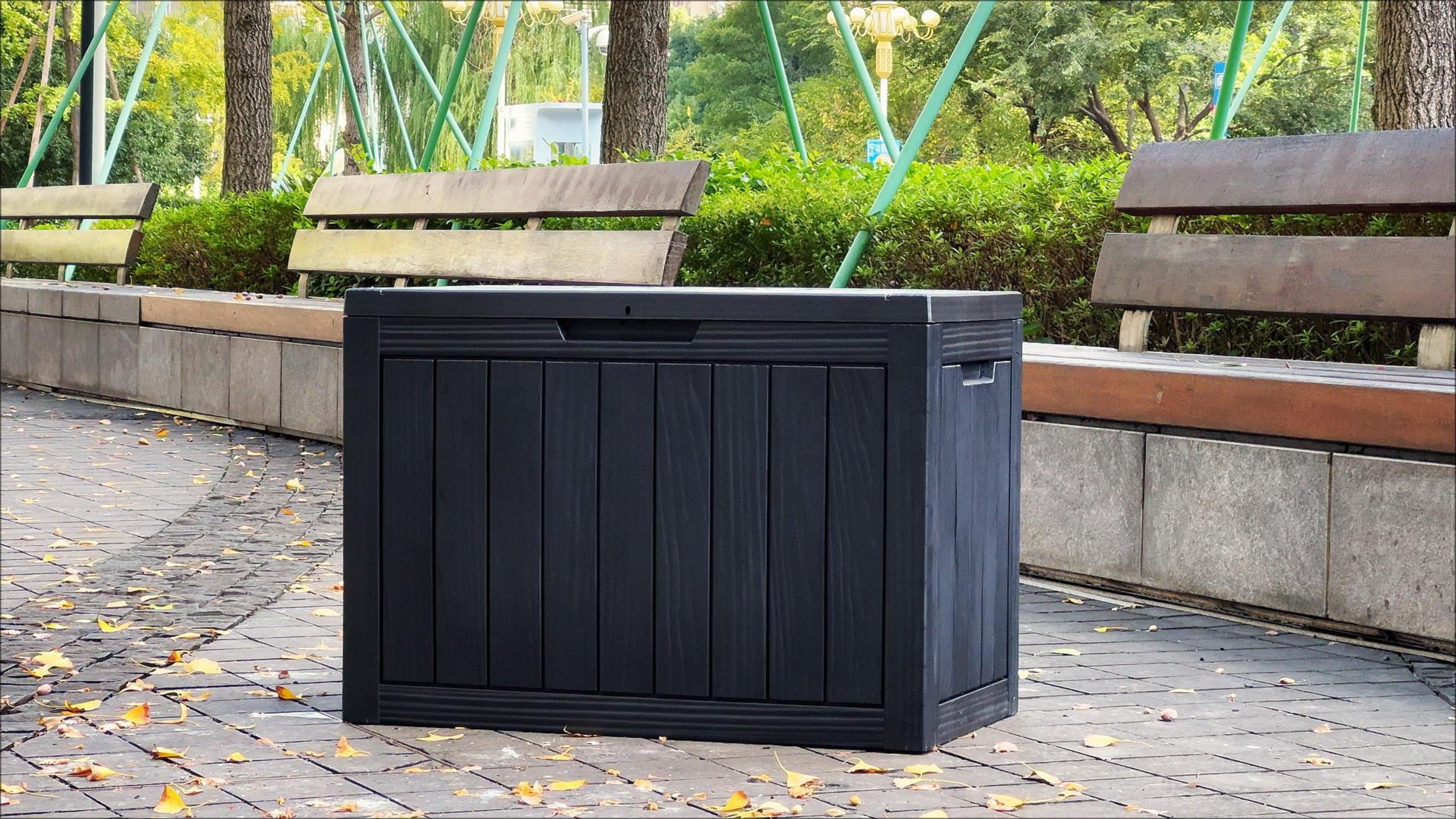 Amazon.co.jp: Anovara 物置 屋外 170L 倉庫 屋外 ベランダ 収納 屋外 