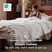 Vista 3 de Bedsure GentleSoft Mantas Tamaño Queen para Cama - Acogedora y Suave Manta de Sofá y Sillón para Mujeres, Bonitas Mantas Grandes de Ropa de Cama