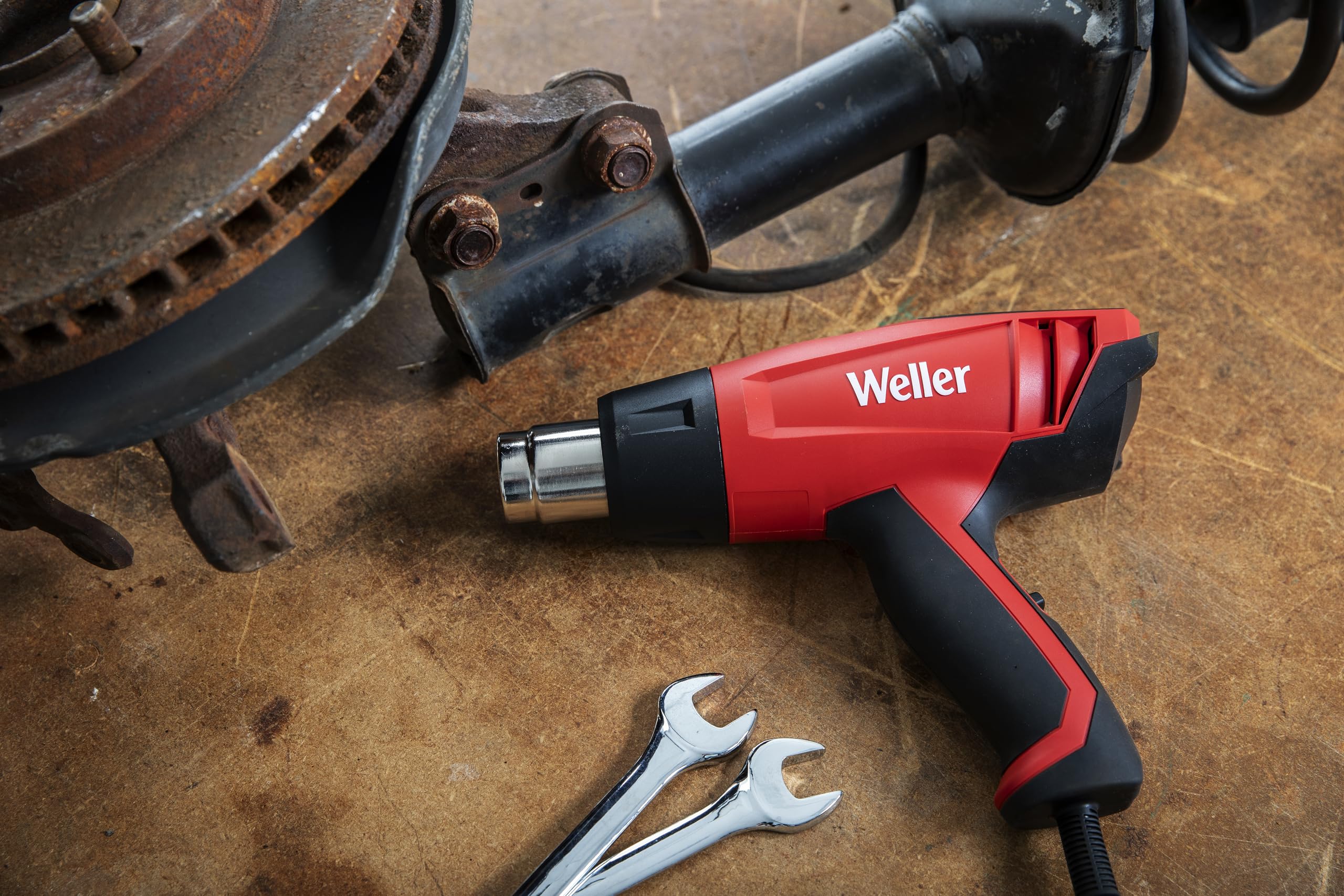 Weller WLHG1623C Pistola ad Aria Calda con Controllo Della Temperatura a 2 Stadi, 1600W/230V