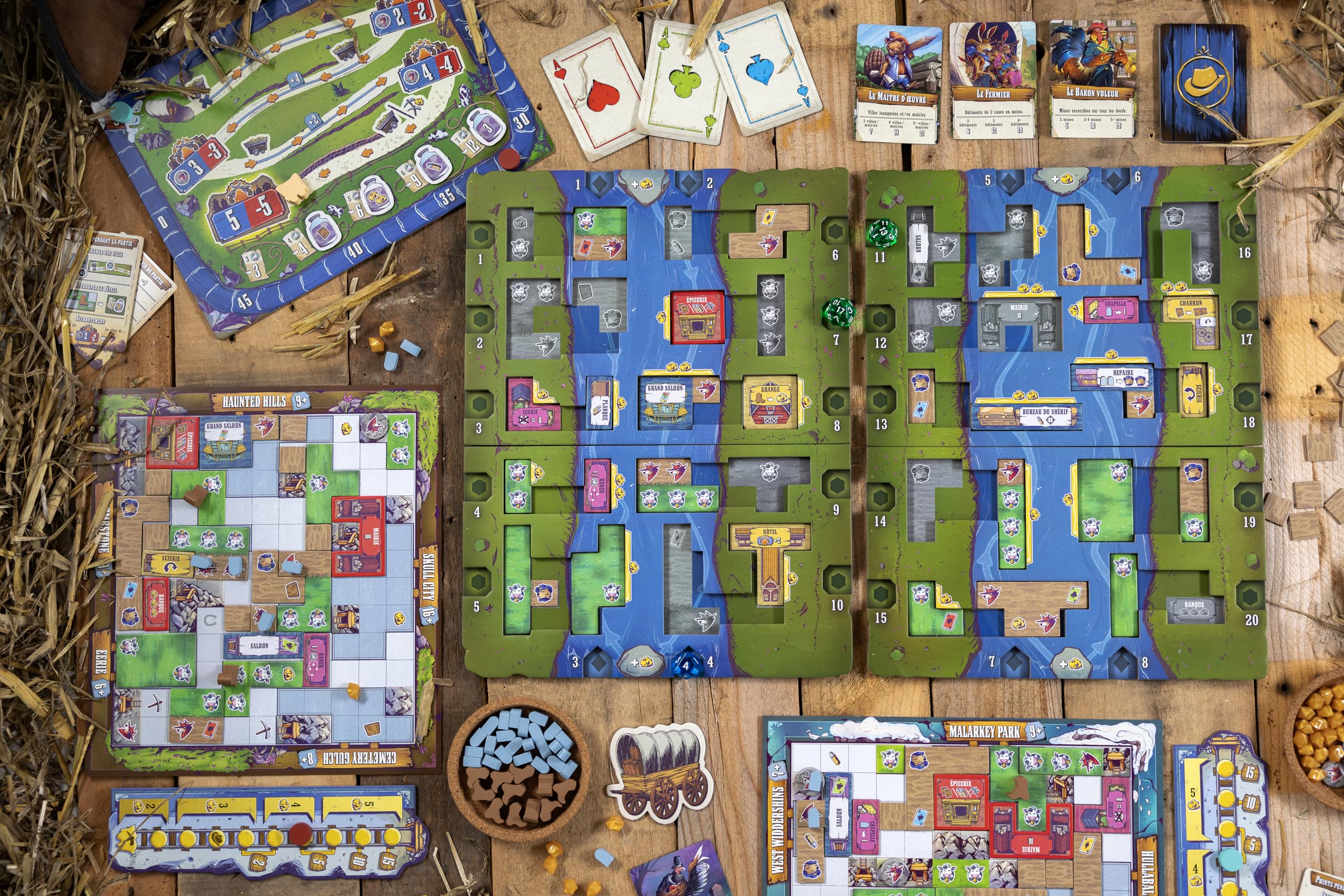 Lucky Duck Games - Wild Tiled West - Version Française - 934637
