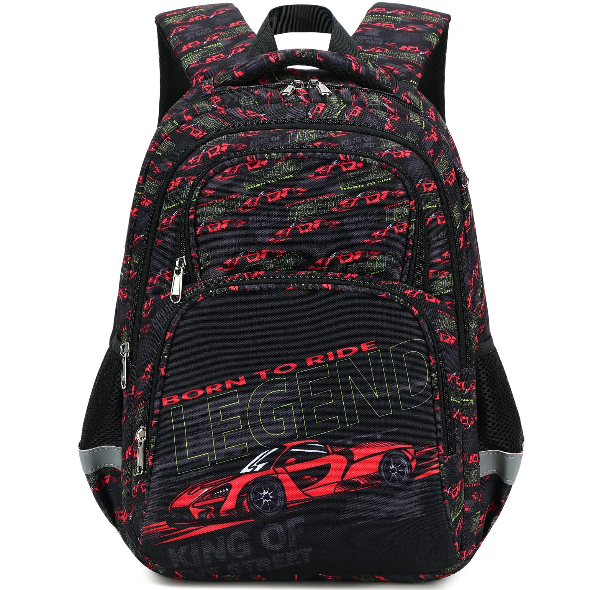 abshoo Cute Car School Backpack For Boys Elementary Kindergarten Kids School Bag (Car Black)