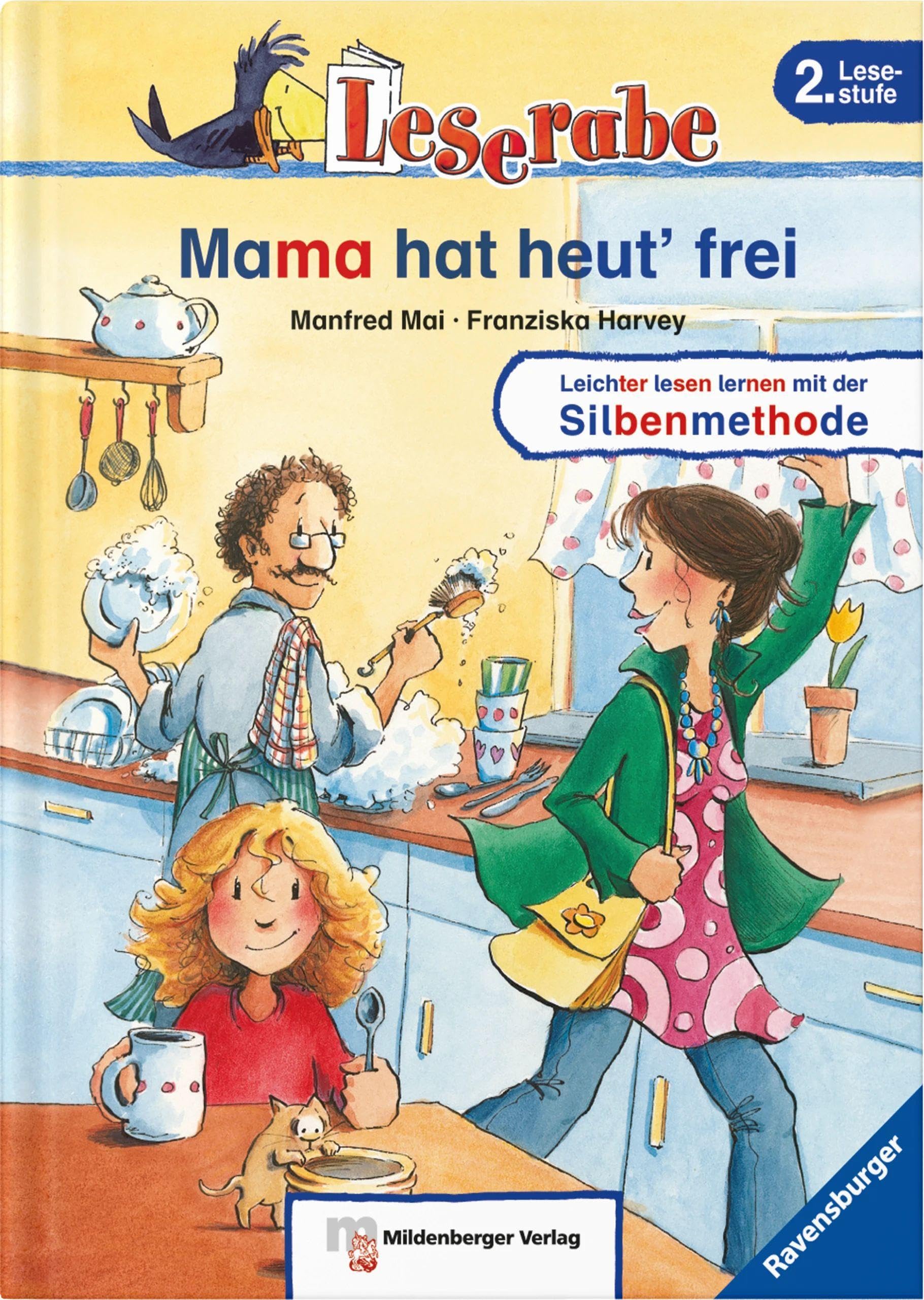 Leserabe – Mama hat heut` frei: Lesestufe 2: Band 20, Lesestufe 2