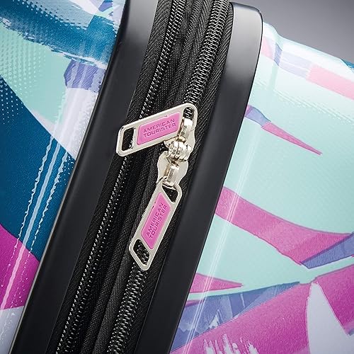 Miniatura 5 de AMERICAN TOURISTER Moonlight Hardside - Equipaje expandible con ruedas giratorias, Palm Trees), 92504