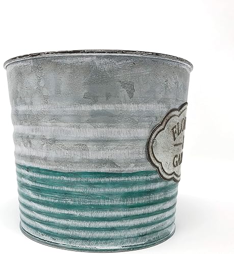 Miniatura 3 de allgala Maceta galvanizada para decoración interior y exterior-6 "-HD60074