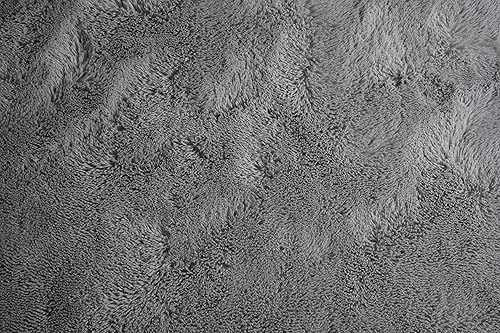 Miniatura 7 de Zentavio Area Rugs for Living Room Grey Rugs for Bedroom 4x6 Carpet Fluffy Furry Soft Shag Aesthetic Plush High Pile Gray Throw Rug for Nursery Kids