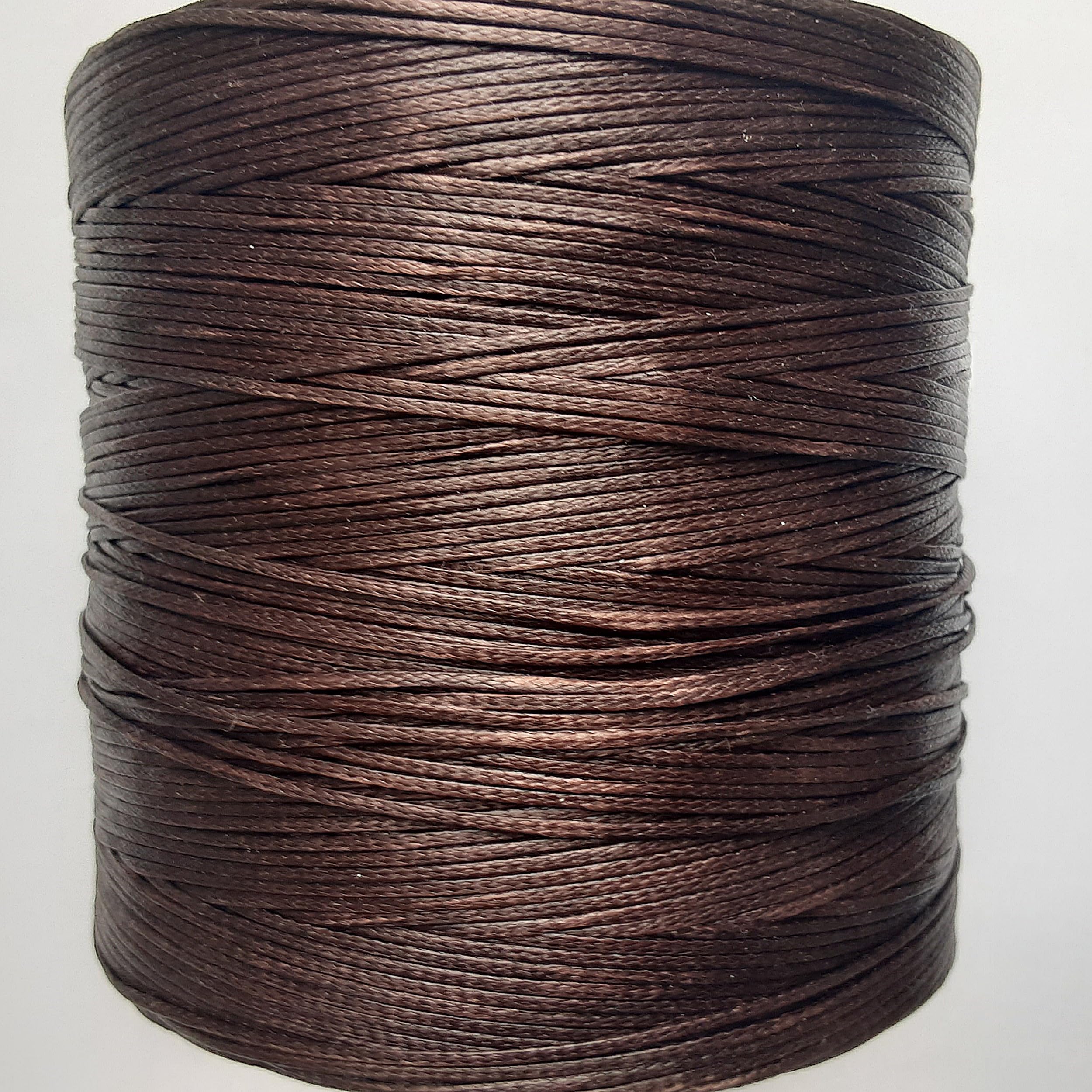 Mart-Mon Multicolor 1.5Mm Waxed Nylon Cord 20M Durable Strong Thread For Jewellery Necklace Bracelet Making, Beading, Diy Macrame Arts & Crafts (Brown)