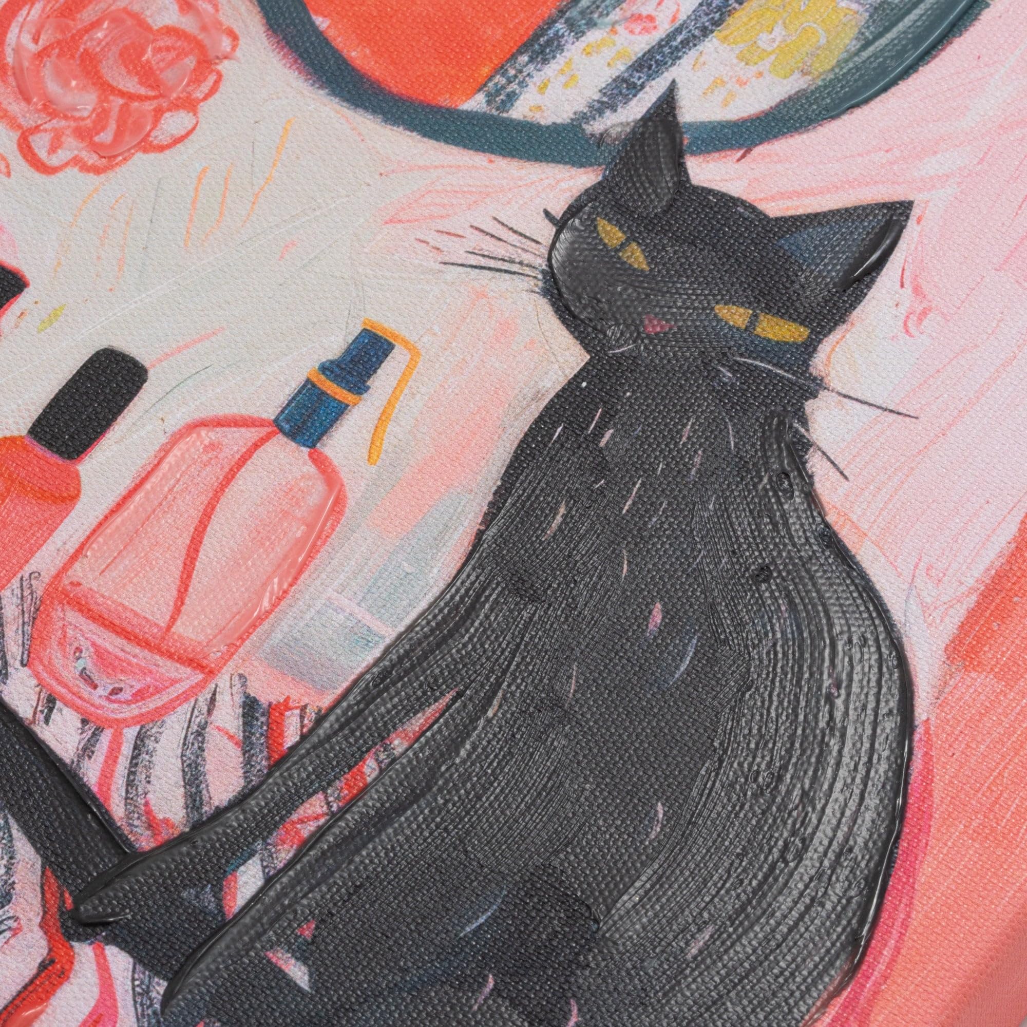 Amazon.co.jp: Francfranc フランフラン キャット アートボード 絵画