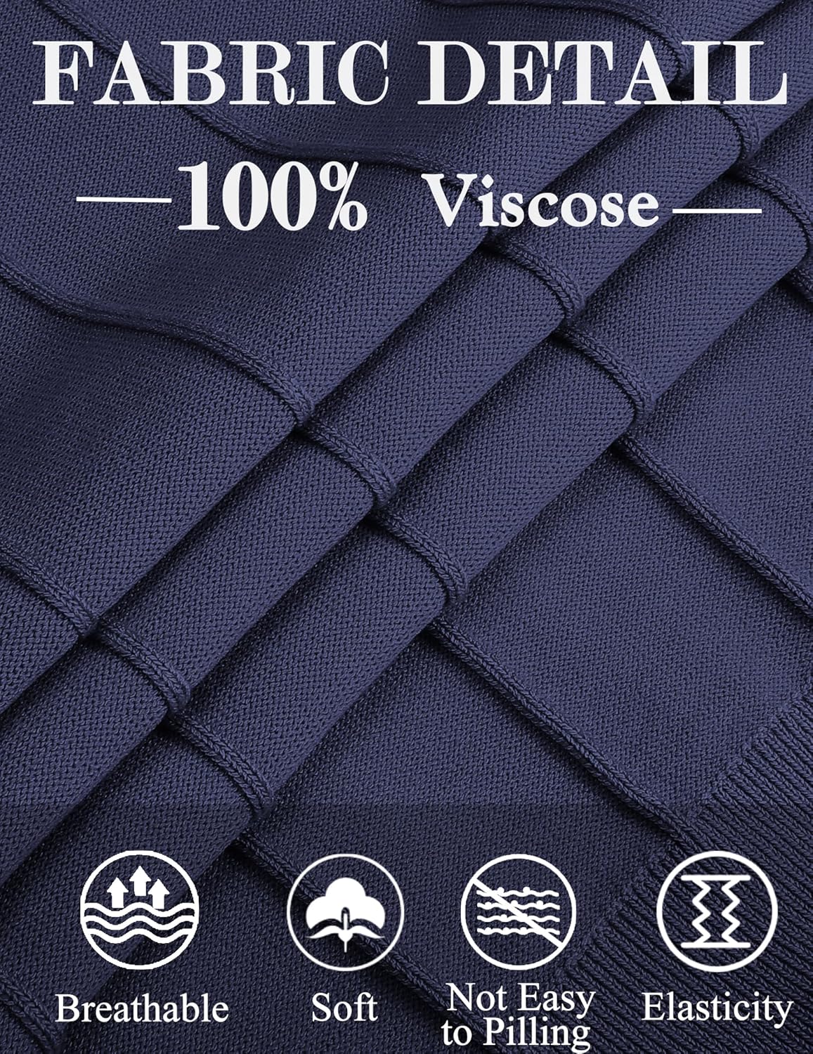 COOFANDY Men's Crew Neck Sweater Long Sleeve Ribbed Knit Dress Sweaters Casual Slim Fit Pullover - Image 6