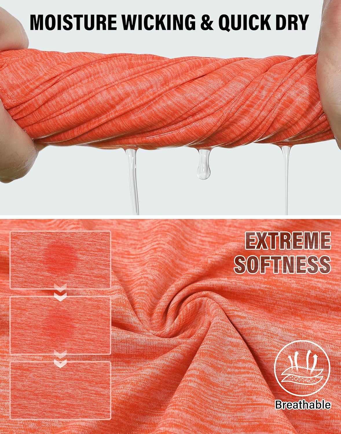 Pioneer Camp Men's Golf Shirt UPF 50+ Quick Dry Polo Shirts Short Sleeve Moisture Wicking Performance Tees Collar Work Shirts - Image 5