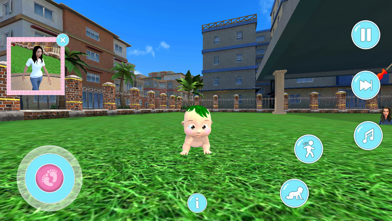 Who's your Virtual Baby Simulator Daddy Fun Life Game Naughty Baby