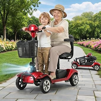 330LBS Heavy Duty Mobility Scooter, 20-Mile, 3.7 MPH