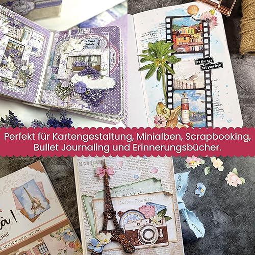 Miniatura 9 de Stamperia Intl Papel para álbumes de recortes, multicolor, paquete de 10