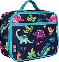 Vista 1 de Wildkin Lonchera para niños con aislamiento – Duradera y reutilizable para la escuela y los viajes - Tiernos dinosaurios