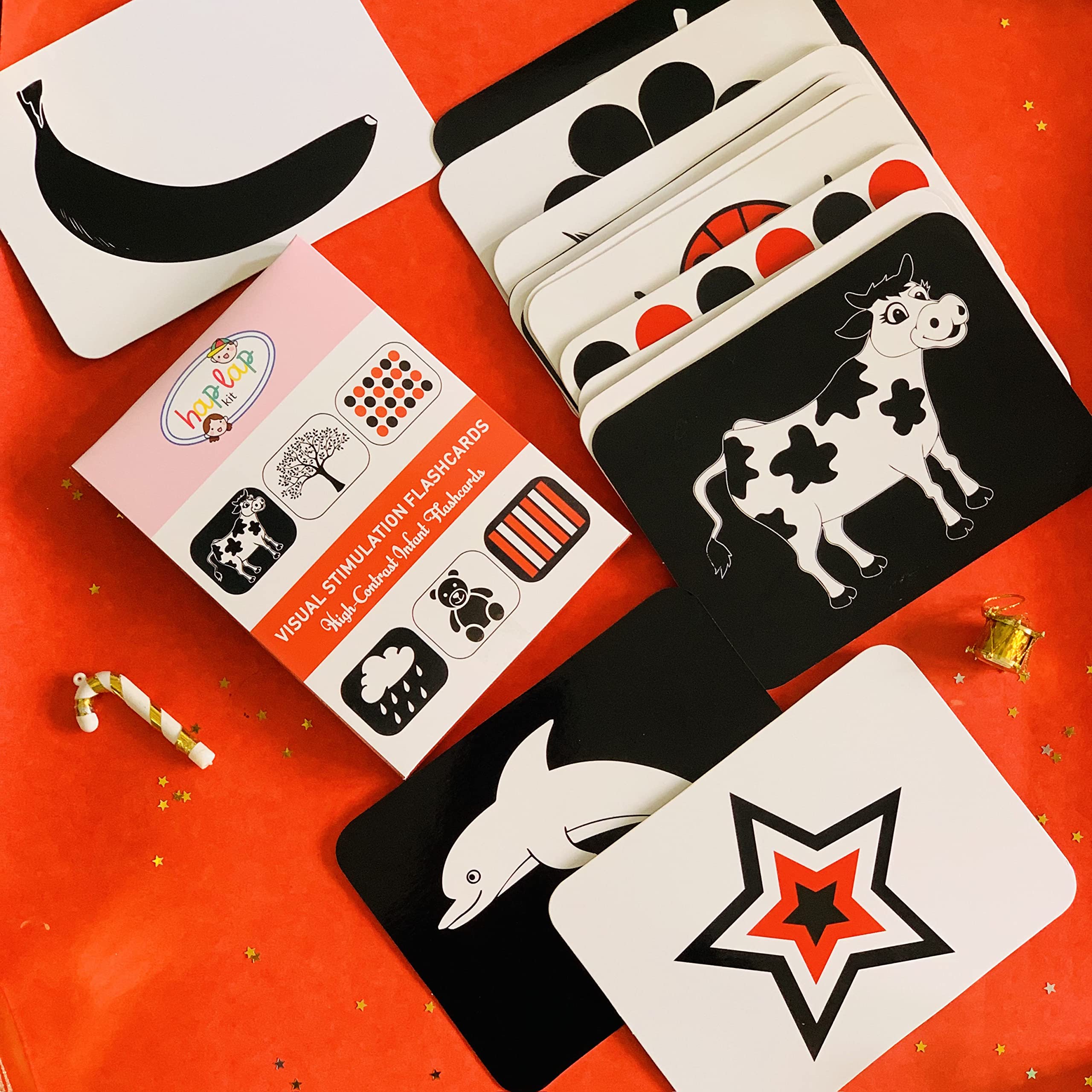 Visual Stimulation Flashcards | for Infants, New Borns, Babies | High Contrast Flashcards | Black and White flashcards | Pack of 20 Double-Sided Cards | 0-6 Months 6-12 Months (B0C5TNFKNR) Amazon Price History, Amazon Price Tracker