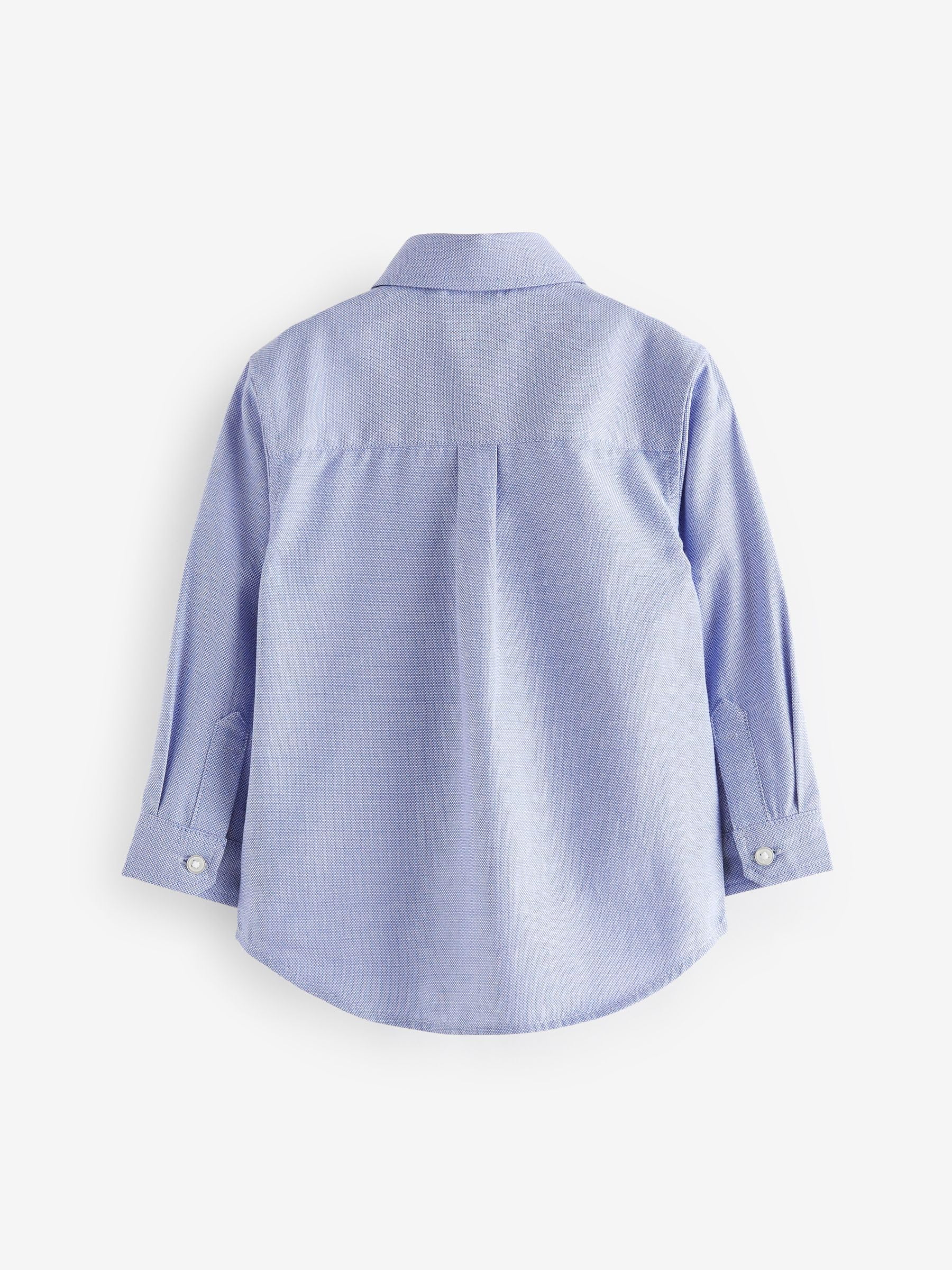 NEXT Ragazzo Camicia Oxford a Maniche Lunghe Blue Character 18 Mesi-24 Mesi