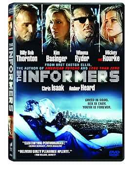 パーソンズ MOMENTS DOCUMENTARY FILM 90-91 DVD Amazon.com: The Informers : Kim Basinger, Billy Bob Thornton