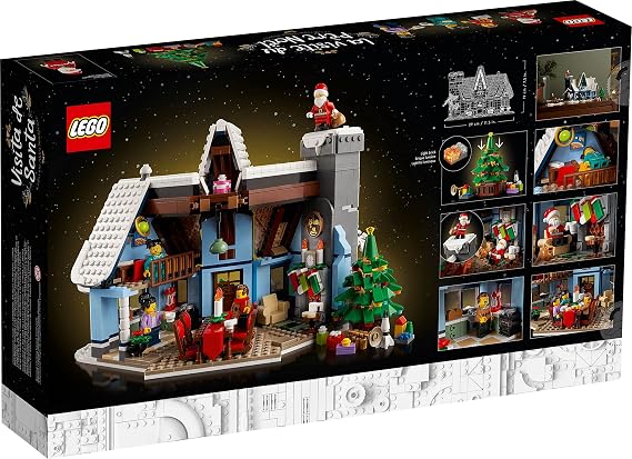 Lego Set of 2: 10293 Visit of Santa Claus & 10275 Elf Clubhouse