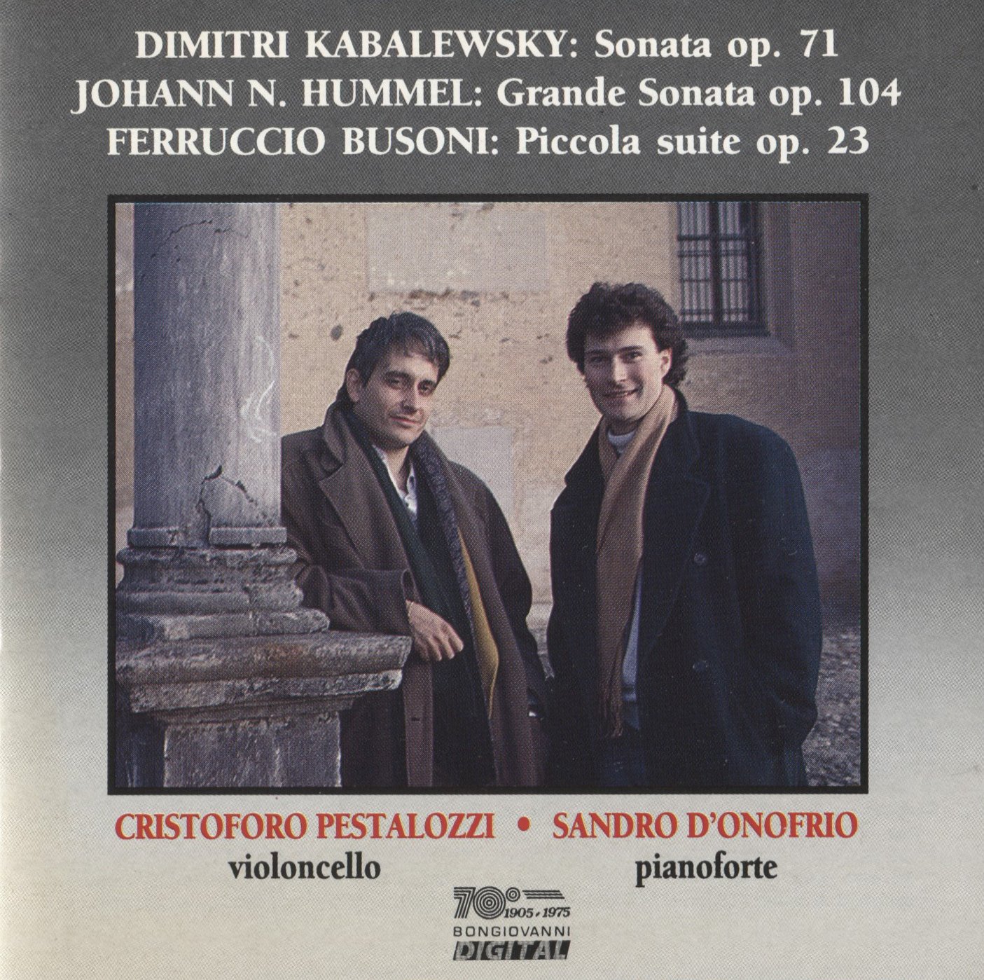 Sonate Per Violoncello E Pianoforte