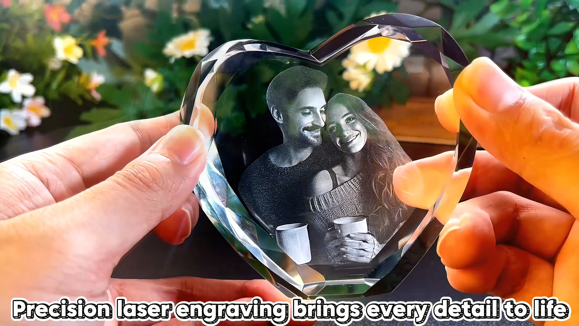 XSTZR Personalized 3D Crystal Photo Gift for Birthday
