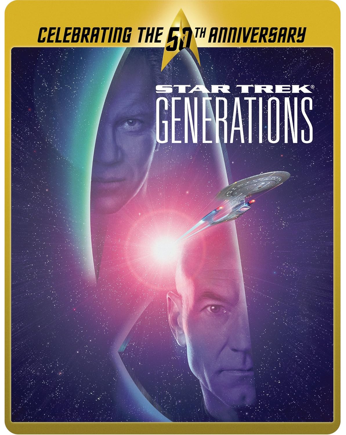 Star Trek 7 - Generations (Limited Edition 50th Anniversary Steelbook) [Blu-ray] [2015] [UK Import]