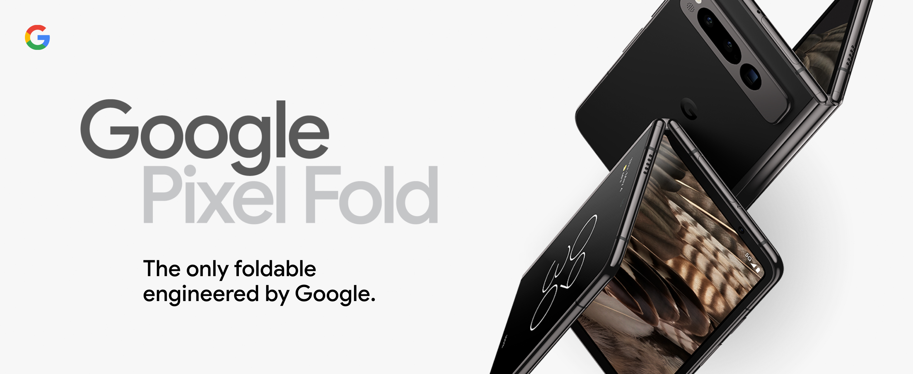 Google Pixel Fold – Unlocked Android 5G smartphone with telephoto