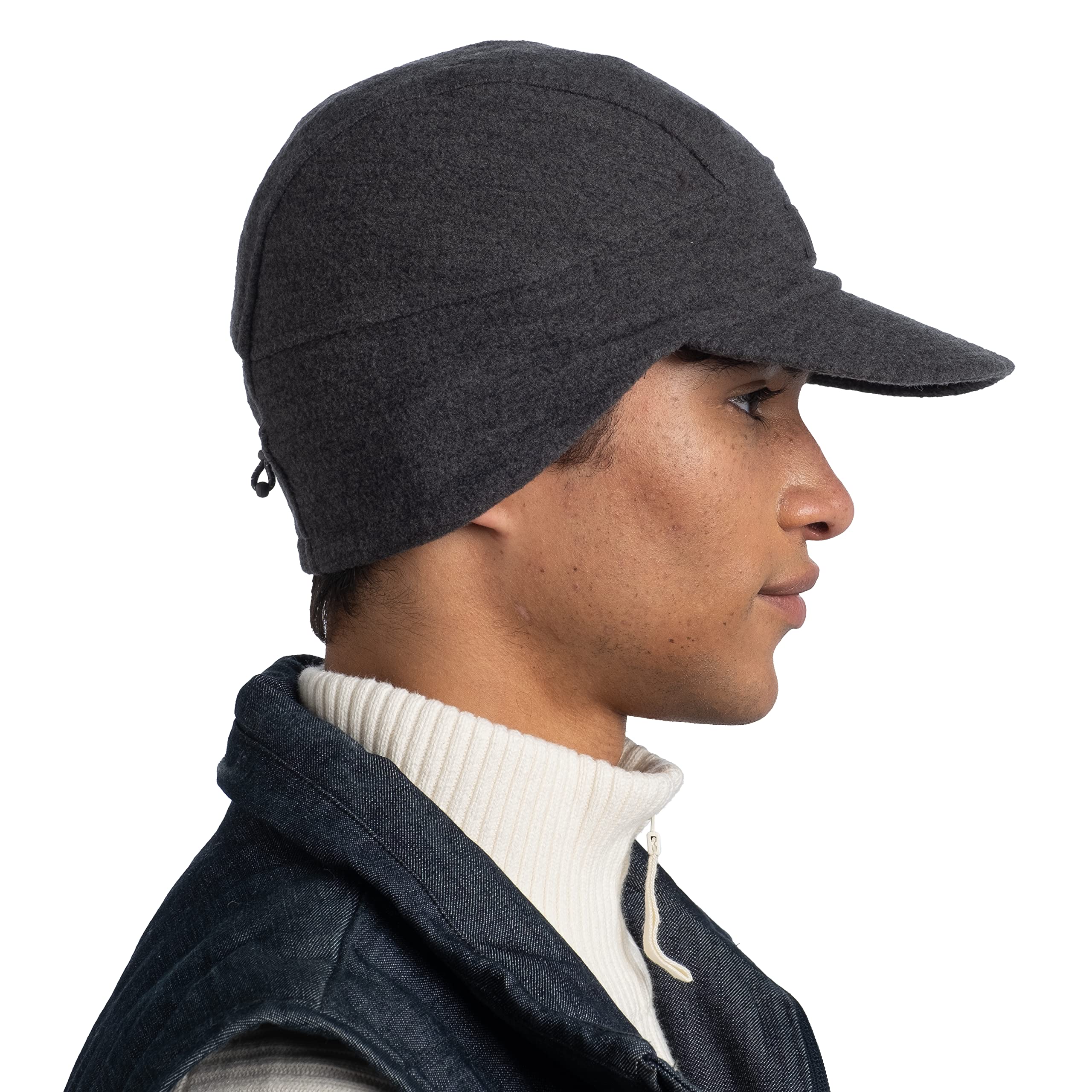 Buff Merino Wool Pack Cap Basecap Wollcap Merinocap Baseball Cap Wintercap Trasera Cerrada