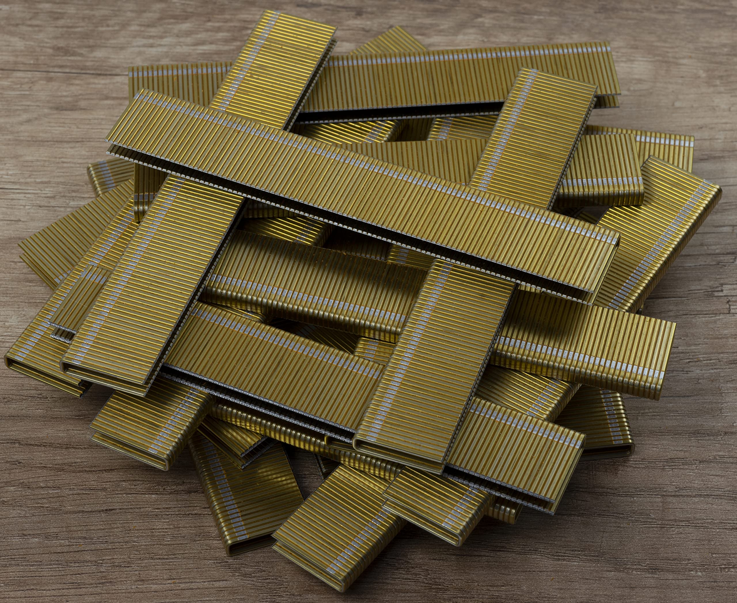 AERZETIX - C58790 - Set di 2200 graffette a corona stretta - 21x5.5x1mm - per spillatrice chiodatrice - accessorio di cucitrice tappezzeria falegnameria legno - in acciaio