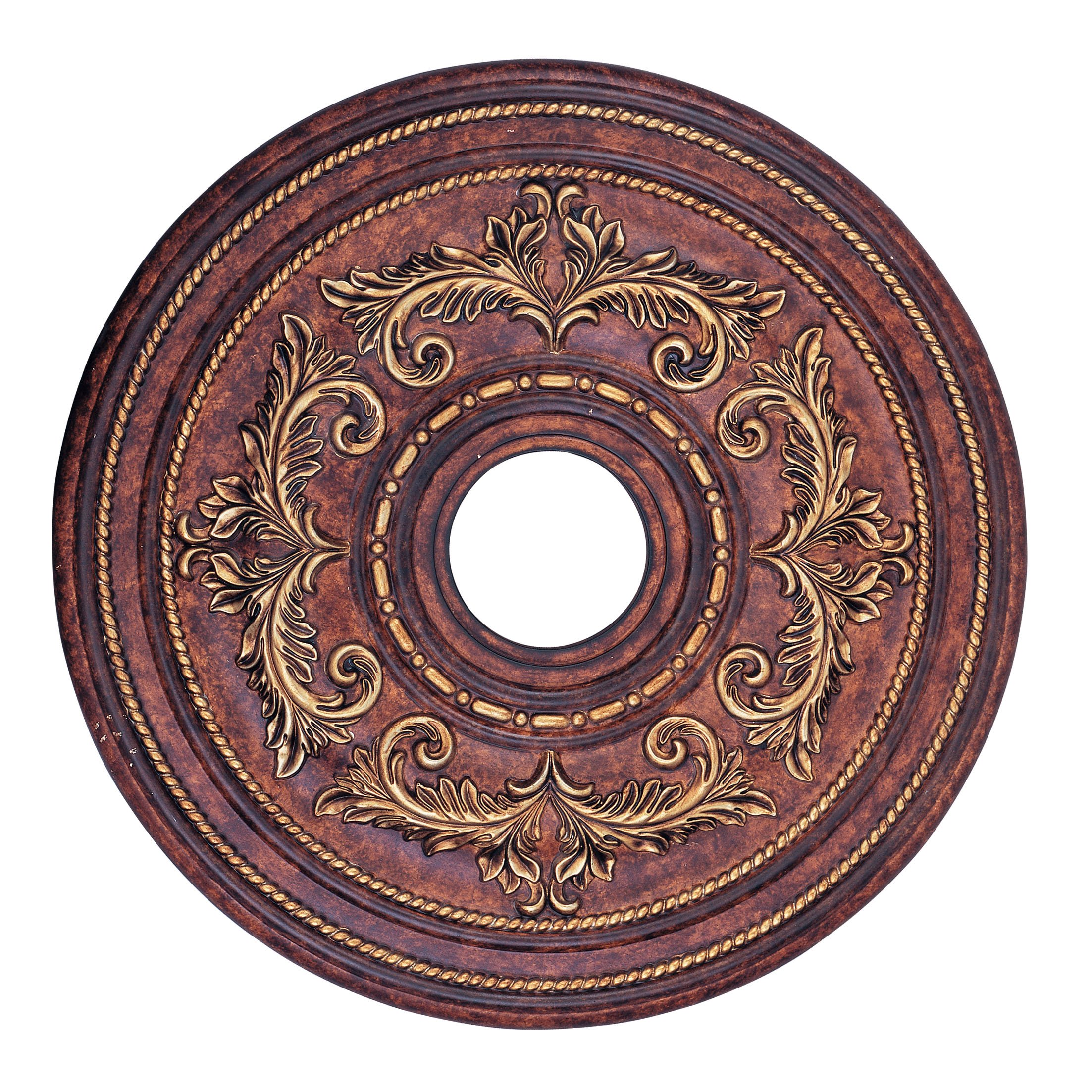 Livex Lighting 8200-63 Ceiling Medallion in Verona Bronze wi