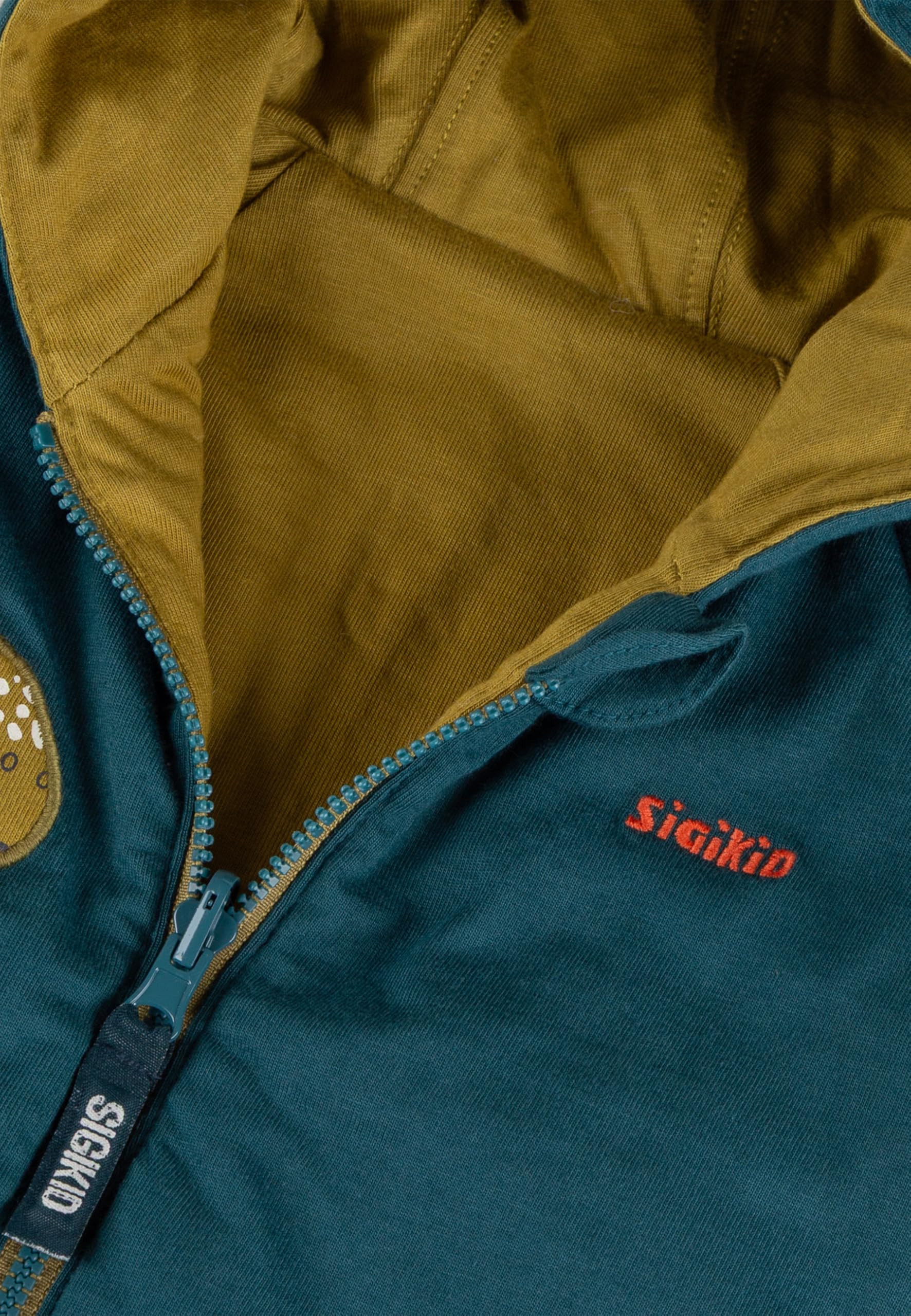 Sigikid Wendejacke wattiert Dino Fun aus Bio-Baumwolle für Baby Jungen