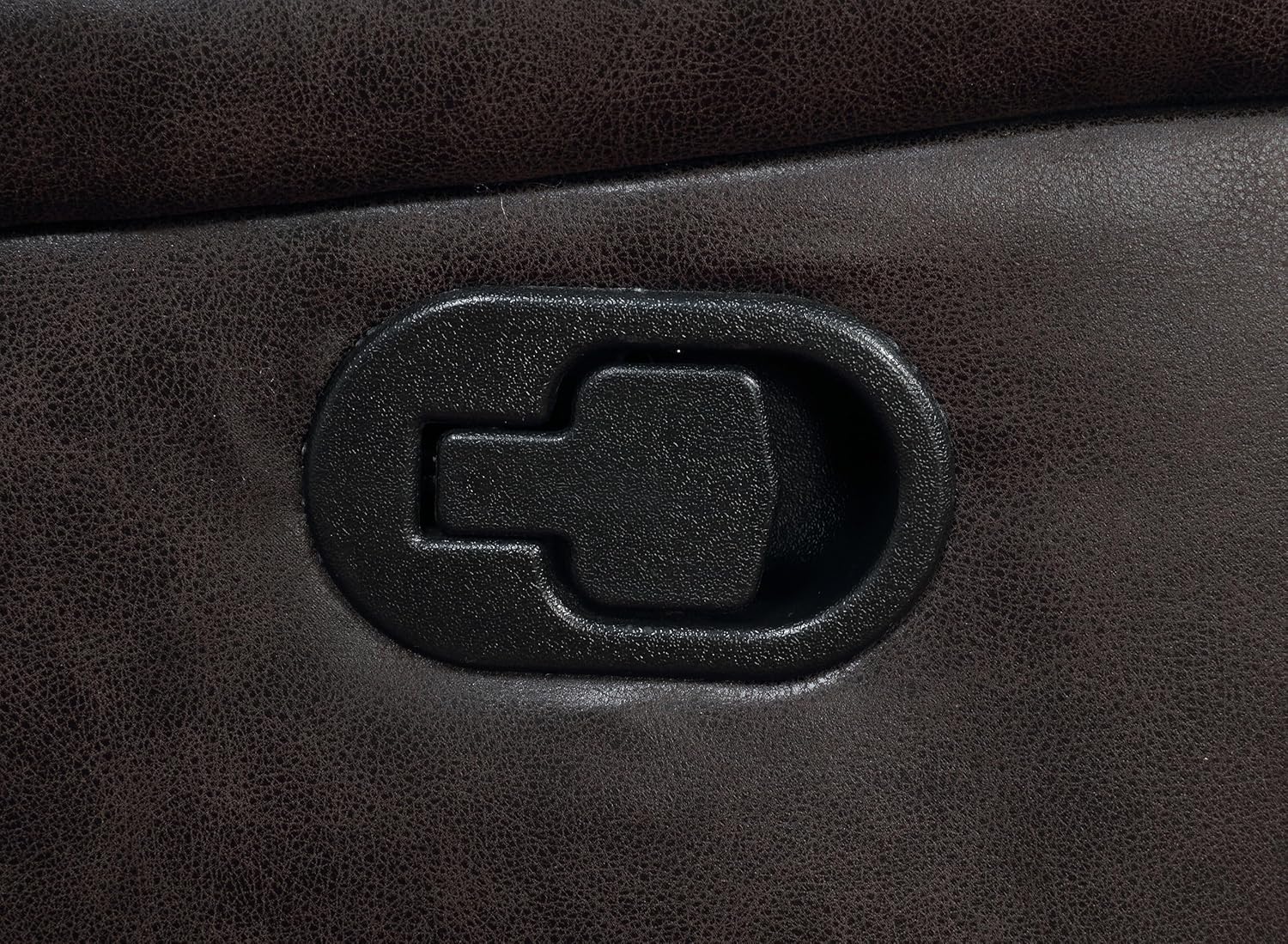 Coaster Home Furnishings - Greer - Faux Leather Upholstered Motion Reclining Loveseat with Console, Lift-Top Container, and Built-in Cupholders - Living Room & Home Theater - Brown - 651355