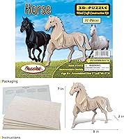 Vista 2 de Rompecabezas 3D - Caballo