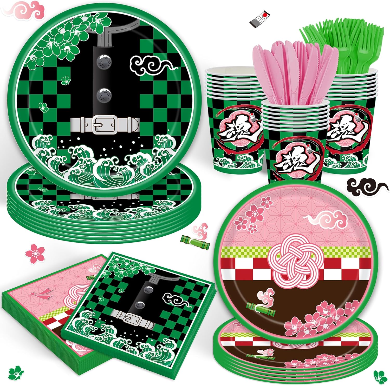 120PCS Boy 2nd Birthday Party Supplies It's Time to Take off Birthday Party Decorations for Boy Kids Second Bday Airplane Themed Tableware Set Plates Napkins Cups Set for 20 Guests