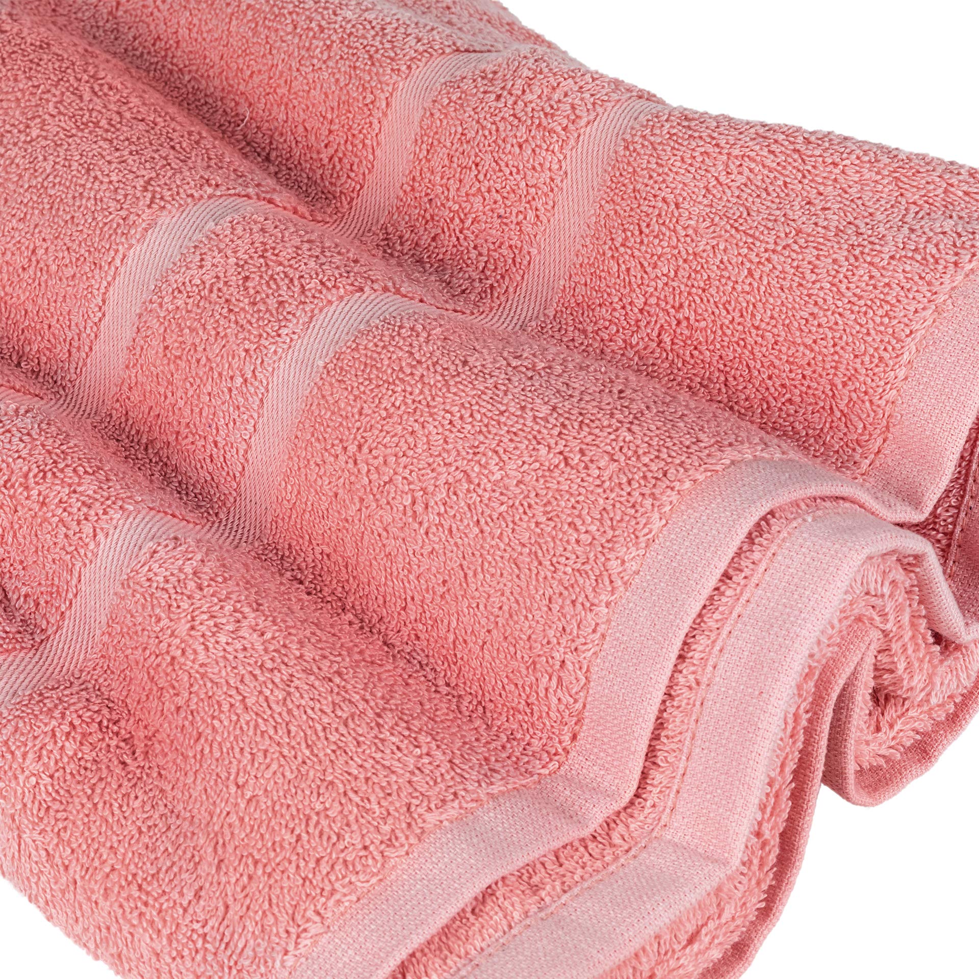 8 Stück Premium Frottee Duschtücher 70x140 cm in lachs von StickandShine in 500g/m² aus 100% Baumwolle