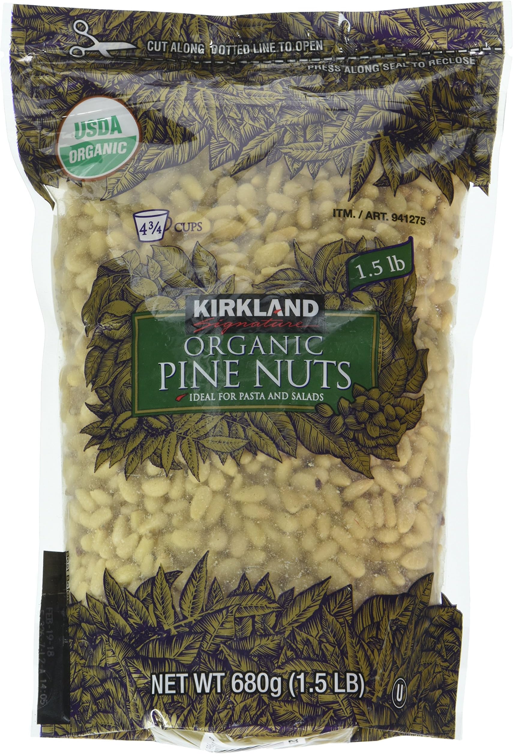 Signature Organic Pine Nuts, 680 g