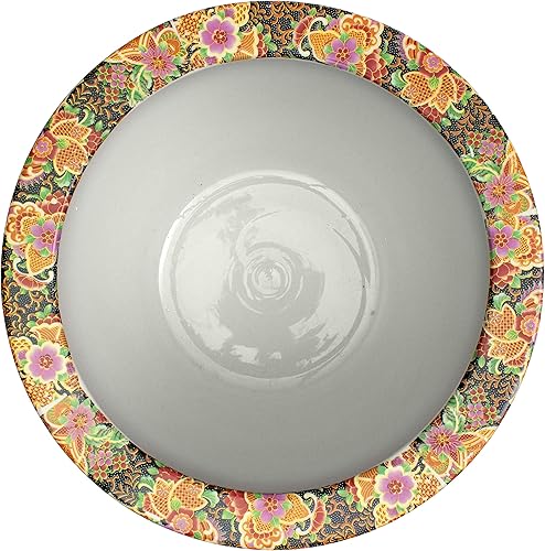 Miniatura 3 de ORIENTAL Furniture - Maceta de porcelana, multicolor