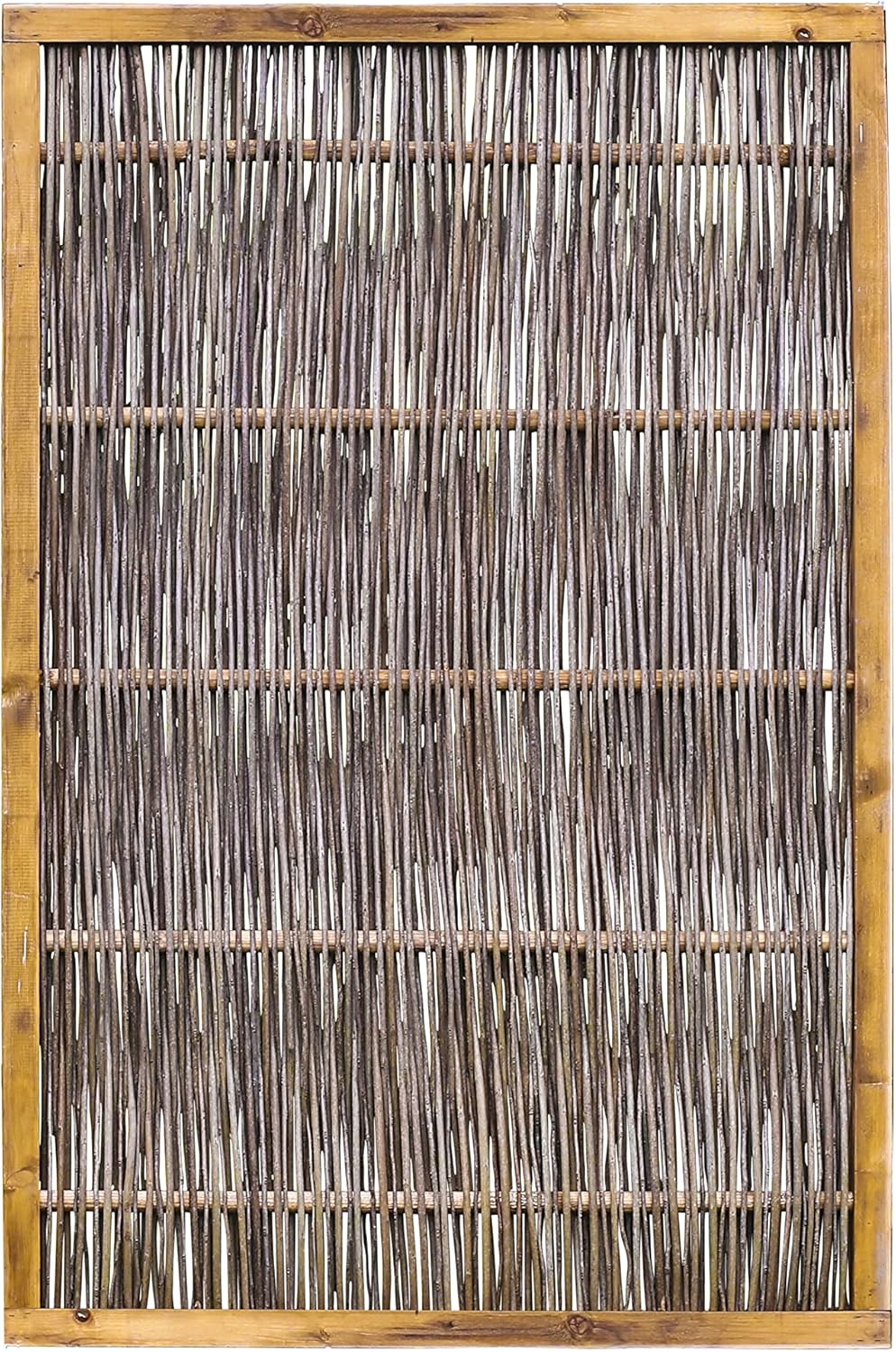 Weidenprofi Sichtschutz, Robinienzaun Modell KOMFORT, Flechtzaun aus