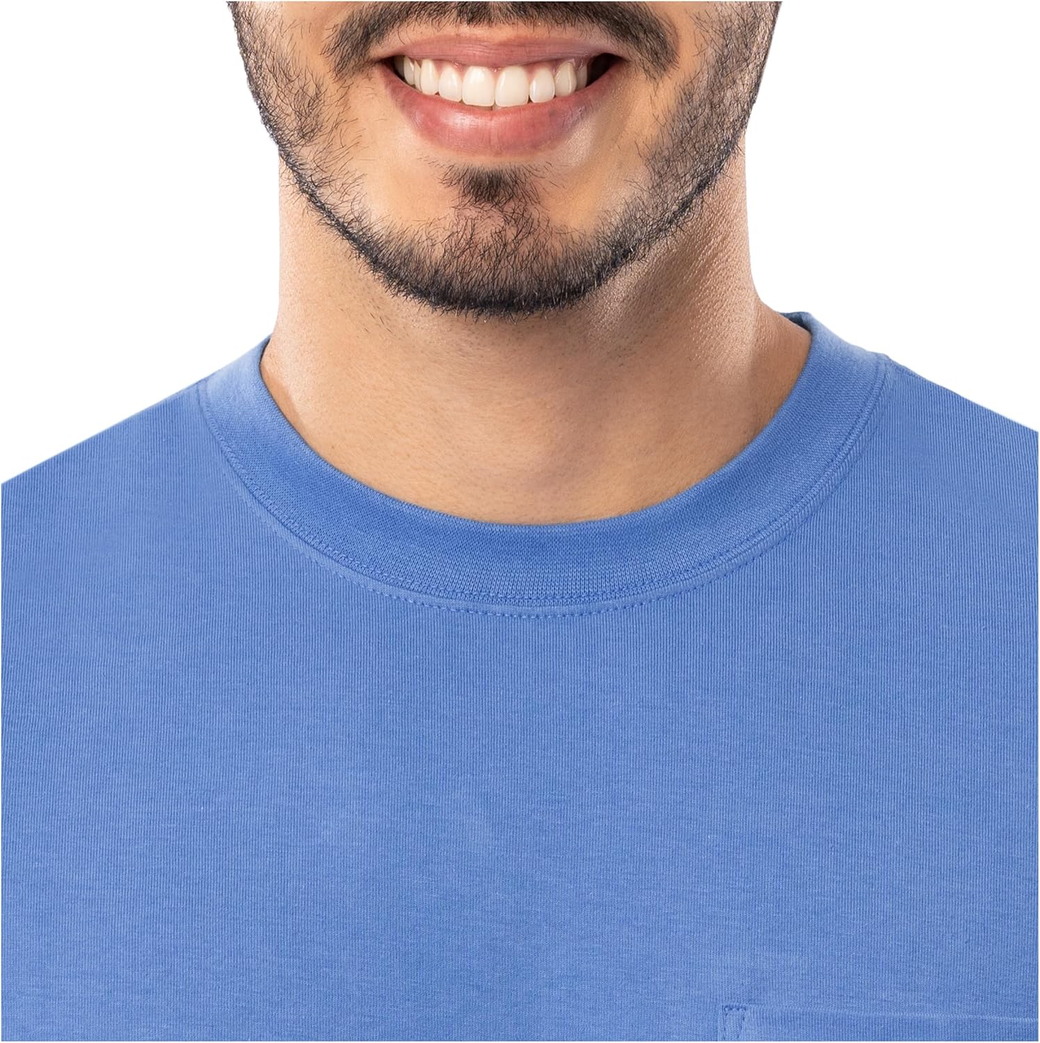 Guy Harvey Men’s Billfish Collection Short Sleeve Pocket T-Shirt, Azure Blue/Floral Sailfish, 3X-Large - Image 5