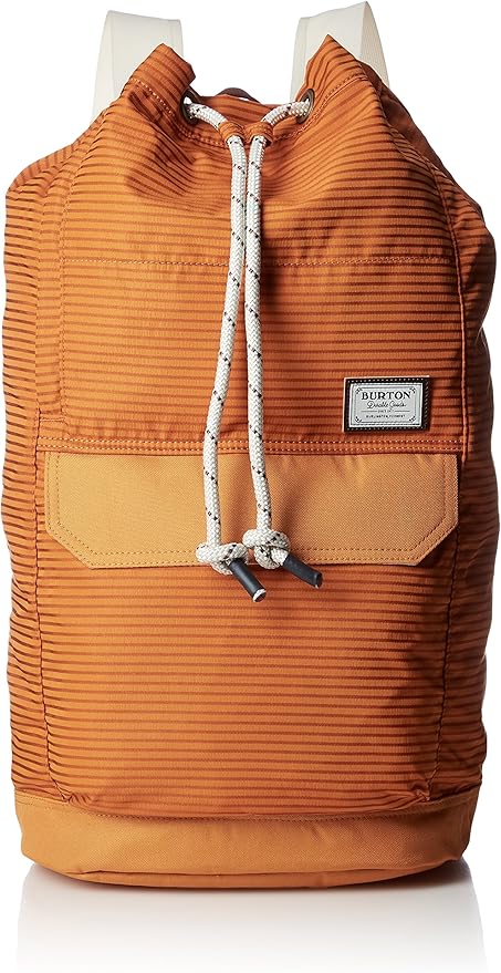 burton orange backpack