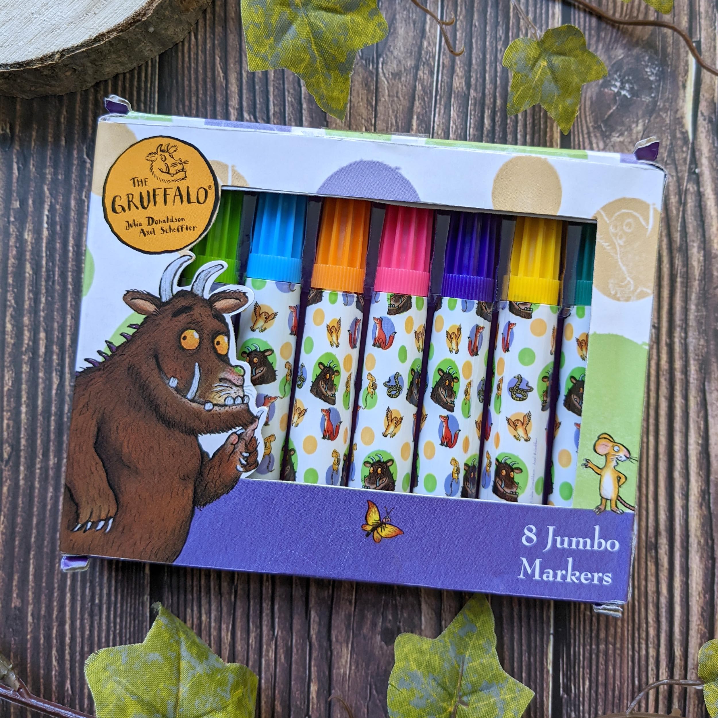 Robert Frederick Set of 8 Jumbo Marker Pens for Children Gruffalo Design - Perfect for Ages 3 Years Upward - Image 2