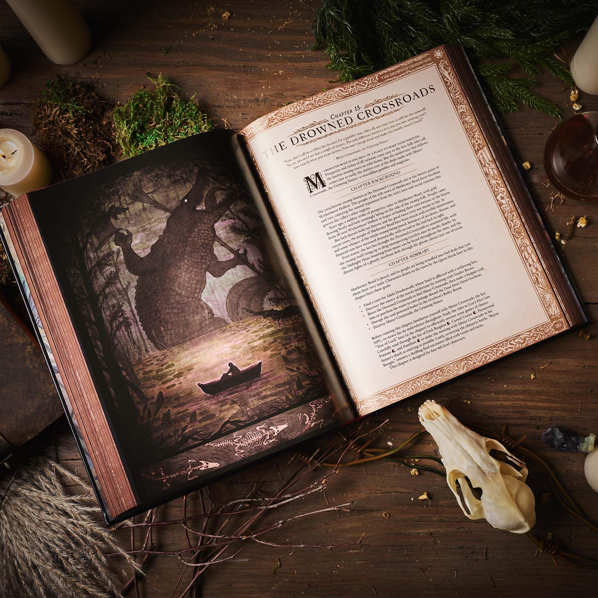 The Crooked Moon: Folk Horror Roleplaying Game for 5E, 400+ Pages | 4-6 Players | Ages 14+