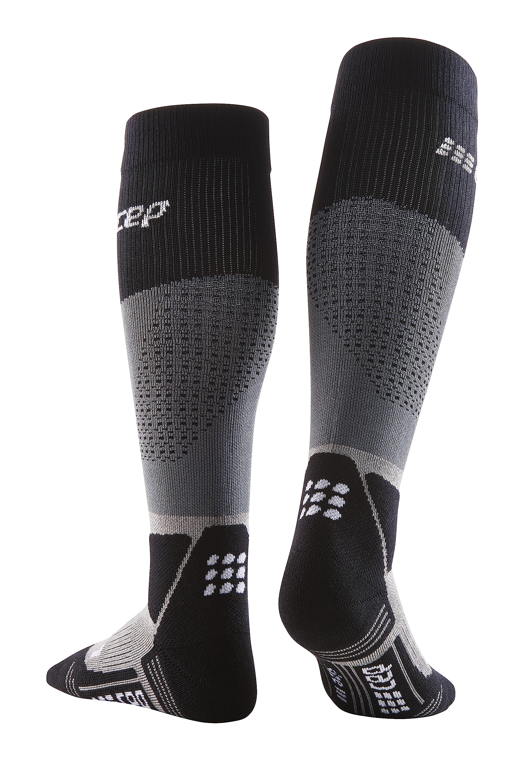 CEP Max Cushion Hiking Tall Compression Socks, Grey/Black, Women, IV