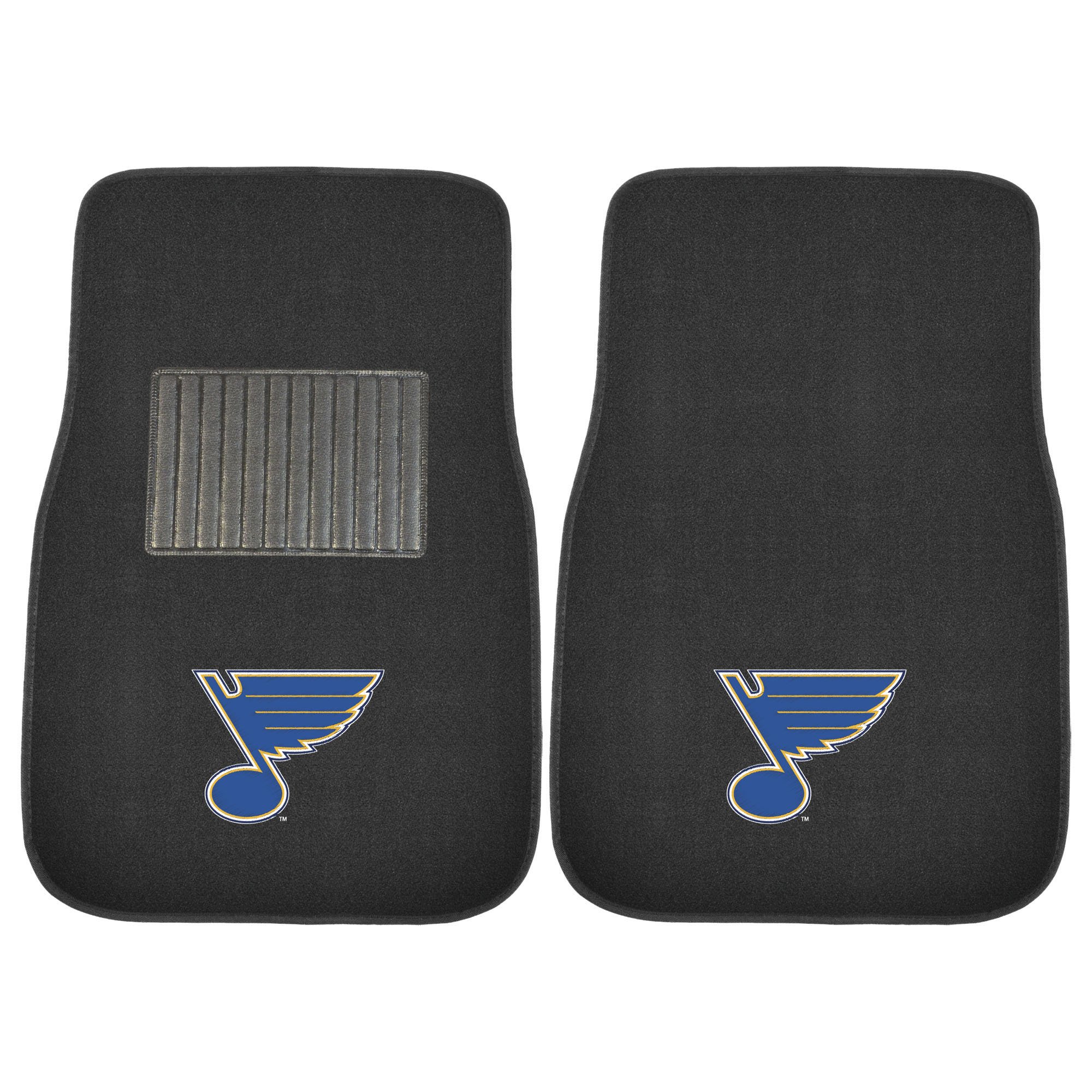 FANMATS NHL Unisex-Adult 2-Piece Embroidered Team Logo Car Mat Set