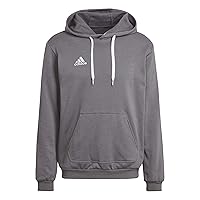 adidas Uomo Entrada 22 Sweat Hoodie, Team Grey Four