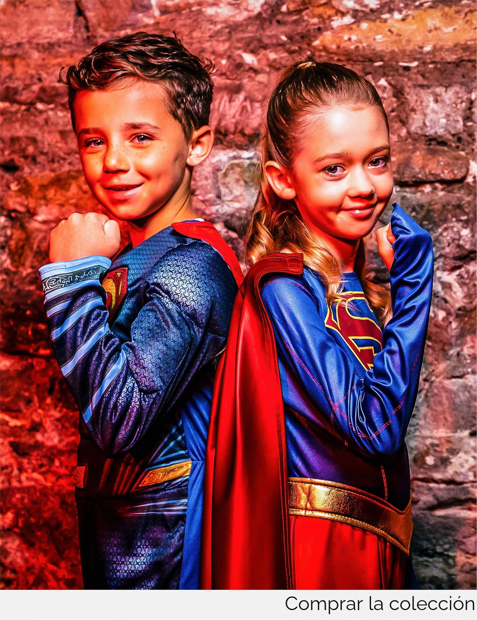 Rubies 630076_L Disfraz de Supergirl, Color Azul/Rojo, 8-10 años, Talla L